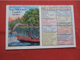 Time Saver Easy Correspondence Card.   Fishing.  Ref 6367 - Fishing