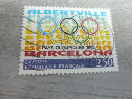 La France Et L'Espagne - Anneaux Olympiques - 2f.50 - Yt 2760 - Multicolore - Oblitéré - Année 1992 - - Estate 1992: Barcellona