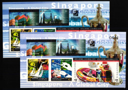 Singapur Block 113 A + B Postfrisch #NF099 - Singapore (1959-...)