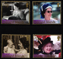 Falkland Inseln 834-837 Postfrisch Queen Elizabeth II. #NF067 - Falkland