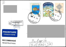 Lithuania 2004, Cover To Bulgaria - Lituanie