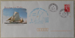 Enveloppe Prêt à Poster Voilier Ecole De La Marine Nationale Côtre Dundee Le Mutin Fête Ses 85 Ans Oblitération Brest R - PAP: Aufdrucke/Beaujard