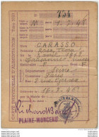 CARTE INDIVIDUELLE D'ALIMENTATION 1946 - Documents Historiques