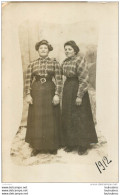 CARTE PHOTO FEMMES 1912 - A Identificar