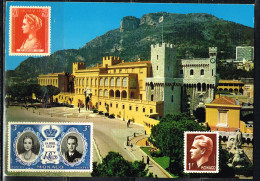 HC L 63 -  MONACO N° 475 Sur Carte Postale Du Palais Princier Non Oblitérée - Cartas & Documentos