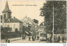 BEZONS QUAI DE SEINE ET EGLISE - Bezons