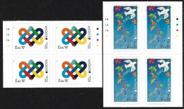 IRLANDA /IRELAND /IRLAND /EIRE /IRLANDE - EUROPA 2023 -"PEACE –The Highest Value Of Humanity"- 2 BLOCKS Of 4 STAMPS - TL - 2023