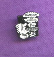 RARE PINS 10 EME FESTIVAL BD MONTGERON INDIEN TREZ Alain Tredez ZAMAC N852 - Stripverhalen