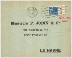 FRANCE - Lettre Avec Pub De Carnet : Vache Qui Rit Pour Les Enfants - N° 257 50c Jeanne D'Arc Type I - Briefe U. Dokumente