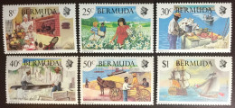 Bermuda 1981 Heritage Week Flowers Fish Animals MNH - Bermuda