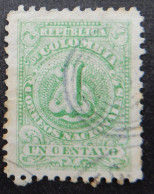 Colombia 1904 (2) Figure Stamp - Colombia