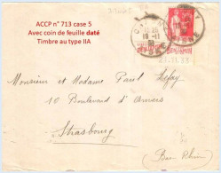 FRANCE - Lettre Avec Pub De Carnet : Benjamin, CD Date 21.11.33 - N° 283 50c Paix Rouge Type IIA - Briefe U. Dokumente