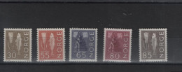 Norwegen Michel Cat.No.  Mnh/** 503/507X - Unused Stamps