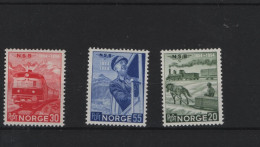 Norwegen Michel Cat.No.  Mnh/** 384/386 - Gebruikt