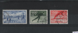 Norwegen Michel Cat.No.  Used  372/374 Olympia - Usados