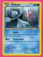 Carte Pokemon Francaise 2012 Noir Et Blanc Destinées Future 34/99 Viskuse 80pv Bon Etat - Nero E Bianco