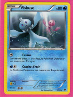 Carte Pokemon Francaise 2012 Noir Et Blanc Destinées Future 34/99 Viskuse 80pv Bon Etat - Noir & Blanc