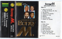 BONEY M. Golden Hits - K7 Cassette Audio - Cassettes Audio