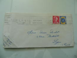 Busta Viaggiata Per La Francia Dall'Algeria 1957 - Brieven En Documenten