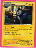 Carte Pokemon Francaise 2012 Noir Et Blanc Destinées Future 44/99 Luxio 80pv Bon Etat - Negro Y Blanco