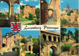 LUXEMBOURG - Viaduc De Clausen Et L'Alzette - Porte D'Enfer - Pont Du Château - Chapelle St Quirin - Carte Postale - Luxembourg - Ville