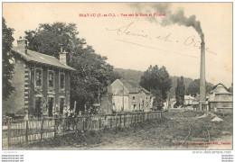 BRAY LU VUE SUR LA GARE ET L'USINE - Bray-et-Lû