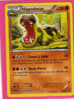 Carte Pokemon Francaise 2012 Noir Et Blanc Destinées Future 66/99 Hippodocus 130pv Bon Etat - Noir & Blanc