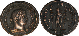 ROME - Follis - CONSTANTIN 1er - PRINCIPI IVVENTVTIS - Trèves - 6.55 G. - QUALITE - RIC.734 - 19-011 - The Tetrarchy (284 AD Tot 307 AD)