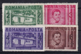 ROMANIA 1937 - MLH - Sc# 463, 466 - Nuevos