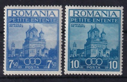 ROMANIA 1937 - MLH - Sc# 467, 468 - Neufs