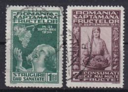 ROMANIA 1934 - MLH - Sc# 440, 441 - Neufs