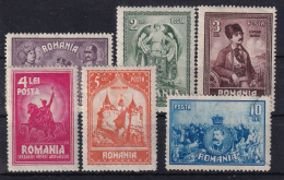ROMANIA 1931 - MLH - Sc# 347-352 - Neufs