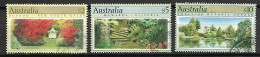 AUSTRALIE   -  1989 . Série Complète Oblitérés.  Jardins Botaniques - Usati