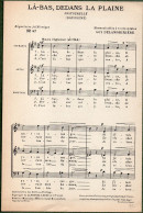 Répertoire Folklorique N° 47 - Là-bas Dedans La Plaine (DAUPHINE) - Harmonisation Guy DELAMORINIERE - Spartiti