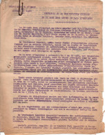 PROTOCOLE CONSULTATION MEDICALE EMPEREUR BAO DAI 1944   ARMEE FRANCAISE INDOCHINE INDOCHINA  CEFEO PROPAGANDE - Documents