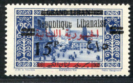 REF 089 > GRAND LIBAN < N° 109 * < Neuf Ch Dos Visible - MH * - Unused Stamps