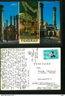 IRAN POSTCARD VF USED TEHERAN  TO GERMANY   - PURCHASES OVER 20 EUR FREE SHIPPING  (B46) - Iran