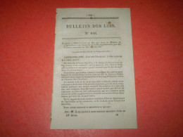 Lois 1841: Construction Pont Suspendu Sur La Seine à Villeneuve Saint Georges Avec Tarifs De Passage .... - Decretos & Leyes