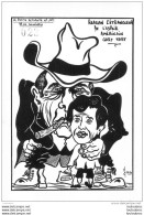 CPM REAGAN ETRANGLEUR DE L'ESPOIR AMERICAIN CARICATURE POLITIQUE SATIRIQUE LARDIE - Lardie