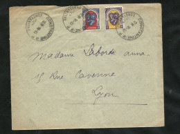 Algérie  Lettre De  Constantine  Le 10/10/1947  Pour Lyon Les  N° 258 Et 264    B/TB Voir Scans  Soldé ! ! ! - Storia Postale