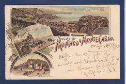 CPA Monaco > Monte-Carlo Litho Circulée En 1898 - Monte-Carlo