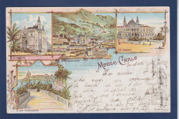 CPA Monaco > Monte-Carlo Litho Circulée En 1897 - Monte-Carlo