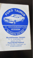 Autocollant Original Vintage Ford Taunus 1979 Vessem 10,5 Cm / 16,5 Cm - Adesivi