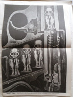 C1 H. R. GIGER - BIRTH MACHINE - Gebarmaschine COURRIER UNESCO 1970  Port Inclus France - Sonstige & Ohne Zuordnung