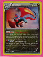 Carte Pokemon Francaise 2012 Noir Et Blanc Coffre Dragons 8/20 Drattak 140pv Holo Usagé - Noir & Blanc