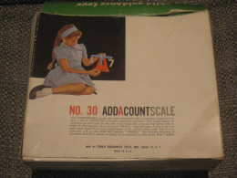 ADD A COUNT SCALE (Années 1950) - Jouets Anciens