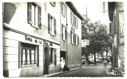 CPSM Dentelée 9 X 14 Isère TULLINS Hôtel De La Pomme D'Or  Hôtel Restaurant Garage    Fillettes Vélos Parking Le Casino - Tullins