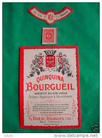 Etiquette Quinquina Bourgueil Des Années 1920 / 30 - Altri & Non Classificati