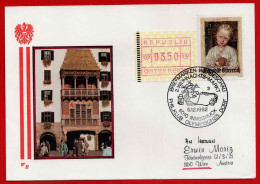 Brief Mit Stempel 6010 Innsbruck - 2. Weihnachts - Markt  Vom 5.12.1992 - Briefe U. Dokumente