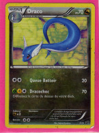 Carte Pokemon Francaise 2012 Noir Et Blanc Coffre Dragons 3/20 Draco 70pv Holo Occasion - Negro Y Blanco